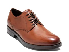 コールハーン メンズ シューズ オックスフォード Cole Haan Newmark Grand Plain Toe Oxford Tan Leather タン