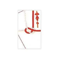 (まとめ) 赤城 紅白7本 金封 祝無地 大阪折 キ162 1枚 〔×50セット〕