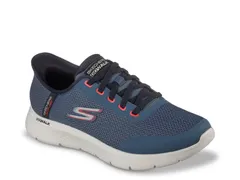 スケッチャーズ メンズ シューズ スニーカー Skechers Hands Free Slipins GO WALK Flex Netro Sneaker Mens Slate Grey スレート