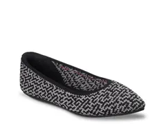 スケッチャーズ レディース シューズ パンプス Skechers Cleo Point Chic Allure Flat BlackWhite ホワイトのサムネイル