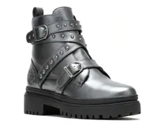 ハーレーダビッドソン レディース シューズ ブーツ・レインブーツ HarleyDavidson Carrigan Bootie Grey Metallic グレーのサムネイル
