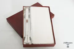 Bc2657 帯揚げ 帯締め 和装 礼装 婚礼 着物 和風小物 帯揚げセット 白系 絹 100％ グラフト加工糸使用 新中古