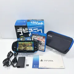 美品 PSVITA PCH 2000 デビューパック ブルーブラック 純正4GBメモリーカード付き PlayStation Vita FW3.74 遊べるセット 動作確認済み ソニー プレイステーション psvita 管理番号M1610