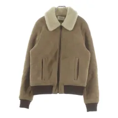 SAINT LAURENT PARIS (サンローランパリ) 25AW ボアラムレザージャケット ブルゾン キャメル 837294 YC2TBのサムネイル