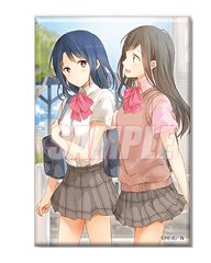 安達桜 島村抱月 安達としまむら オンラインくじ 2025 D賞 D-7 スクエア缶バッジ 7巻カバーイラスト くじ引き堂 グッズ 缶バッジ カンバッジ 缶バッチ カンバッチ