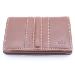GUCCI グッチ シマ 名刺入れ カードケース ダークブラウン - メルカリ
