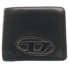 美品】オーバルD 二つ折り財布 ダークブラウン レザー メンズ