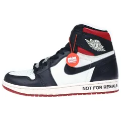 NIKE (ナイキ) AIR JORDAN 1 HIGH RETRO NOT FOR RESALE 861428-106 エアジョーダン1 レトロ ノット フォー リセール ハイカットスニーカー US9.5/27.5cm ブラック/レッド