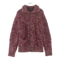 DOLCE & GABBANA (ドルチェアンドガッバーナ) KNIT CARDIGAN ローゲージニットカーディガン セーター レッド GIC81K F45D3のサムネイル