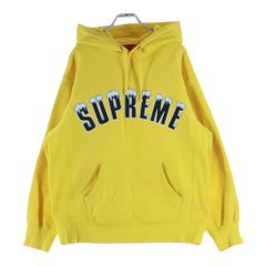 極美品】シュプリーム 20AW アイス アーチロゴ パーカー イエロー M 