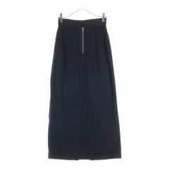 MM6 Maison Margiela (エムエムシックスメゾンマルジェラ) 21AW インサイド アウト ストライプ ロングスカート ブラック S62MA0080 S54219のサムネイル