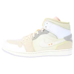 NIKE (ナイキ) AIR JORDAN 1 MID INSIDE OUT エア ジョーダン 1 インサイド アウト ミッドカットスニーカー ホワイト/グレー US11/29cm DM9652-100のサムネイル