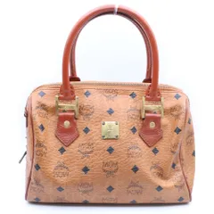 MCM (エム シー エム) ヴィセトス ボストンバッグ ブラウン レザーのサムネイル