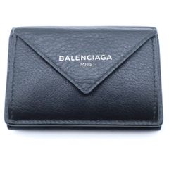 バレンシアガ 三つ折り財布 エブリデイ ミニウォレット 本革 レザー