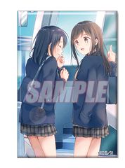 安達桜 島村抱月 安達としまむら オンラインくじ 2025 D賞 D-8 スクエア缶バッジ 8巻カバーイラスト くじ引き堂 グッズ 缶バッジ カンバッジ 缶バッチ カンバッチ