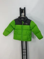 THE NORTH FACE ザノースフェイス キッズ ヌプシ ダウン ジャケット グリーン/ブラック 4t