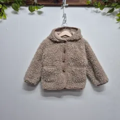 104 4歳 ザラ キッズ ボア 羊毛ジャケット