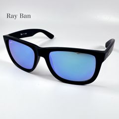 Ray-Ban JUSTIN マットブラック ブルーミラー 正規品 - メルカリ