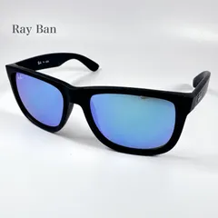 Ray-Ban レイバン RB4165 JUSTIN ジャスティン 622/55 サングラス マットブラック ブルーミラーレンズ 54□16-145 人気モデル メンズ レディース ユニセックス 紫外線対策 送料無料 匿名配送