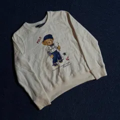 ポロラルフローレン ベア スウェット アイボリー