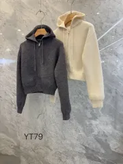 jsNEW YORKスター新作 2025 f/w シンプル WHO フード ジップアップ ニットカーディガン (2カラー)