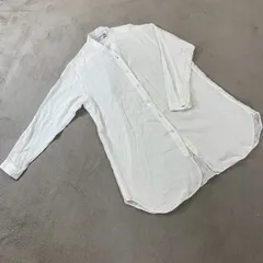 【早いもの勝ち】UNIQLO UNIQLO ユニクロ INES DE LA FRESSANGEイネス・ド・ラ・フレサンジュ コラボ 長袖 プレミアムリネンシャツ バンドカラー シャツ 231-415046 リネン100% レディースXLサイズ 大きいサイズ