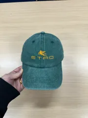ユニセックス グリーン ベースボールキャップ (新品)