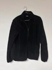 ディッキーズ ブラック フリース ジップアップ ボア フリース