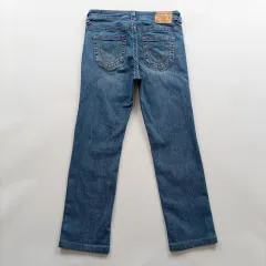 トゥルーレリジョン デニム ズボン サイズ27 スリム 9分 ストレッチ レディース デニムパンツ A8634