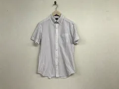 本物ポールスミスロンドンPaulSmith LONDONコットンポリサマーストライプ柄半袖シャツメンズサーフワークアメカジミリタリービジネススーツモードゴルフドレス白ホワイト青赤L日本製