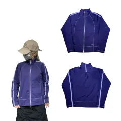00s NIKE パープル ゴルフ サイド LINE トラックジャージ 90
