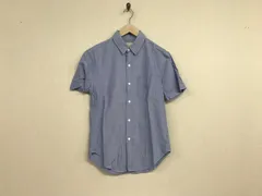 本物バンドオブアウトサイダーズBANDOFOUTSIDERSコットン半袖シャツメンズサーフワークアメカジミリタリービジネススーツモードゴルフドレス青ブルー1Sアメリカ製のサムネイル