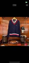 70-80s IZOD ラコステ クリケット Vネック セーター 100-105