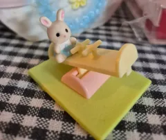 シルバニアファミリー 赤ちゃんうさぎ シーソー プレイ器具