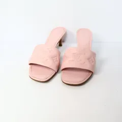 Louis Vuitton ルイヴィトン リバイバル モノグラム ヒール ミュール スリッパ 36/230