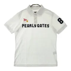 サイズ：4 PEARLY GATES パーリーゲイツ  半袖ポロシャツ  ホワイト系 [240101649397] ゴルフウェア メンズ ストスト