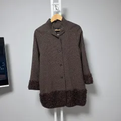 C&L コレクション ニット ジャケット ブラウン