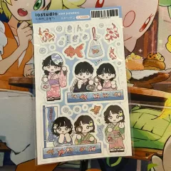 ダイアリーデコ ステッカー 日本 祭り スタイル
