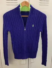 ポロラルフローレン ニット ジップアップ