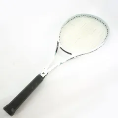 MIZUNO ミズノ D FORCE V-10 ディーフォース 0X ホワイト×ジェードグリーン 軟式 ソフトテニス ラケット ※中古