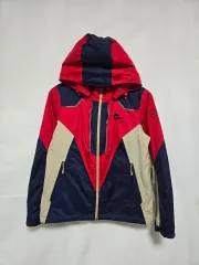 NEPA ウィンドブレーカー ジャケット レッド/ネイビー レディース 95 1216