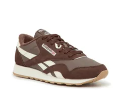 リーボック メンズ シューズ スニーカー ナイロン Reebok Classic Nylon Sneaker Womens Dark Brown ブラウン