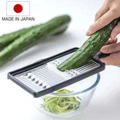 スライサー 和食屋さん ステンレス 千切り しりしり 日本製 ( せん切り器 千切りスライサー 細千切り 太千切り器 野菜スライサー ベジタブルスライサー 下ごしらえ キッチンツール ごぼう にんじん きんぴら サラダ )のサムネイル
