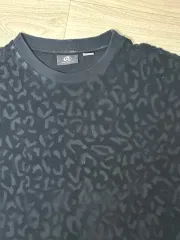 PAUL SMITH ポール・スミス ブラック レオパード ニットTシャツ L (100-105)