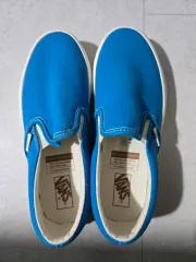 (新品)VANS ヴァンズ スリッポン ブルー 225 (送料込み 3万8千円)
