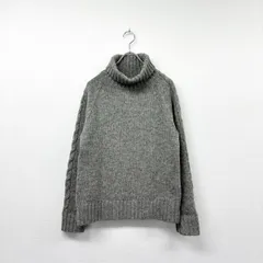 MHL エムエイチエル MARGARET HOWELL マーガレットハウエル 袖 ケーブル タートルネック ニット サイズ M 803-0020