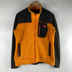 THE NORTH FACE ザノースフェイス 黄色 起毛 ジップアップ フリース 95 251215