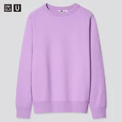 UNIQLO U ワイドフィット スウェットシャツ パープル