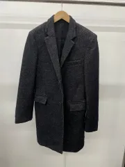 95) DKNY ウールカシミアコート