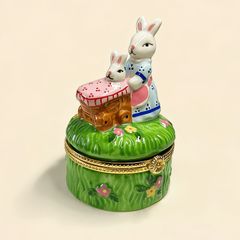 ラビット オルゴール 受話器置き アンティーク - メルカリ